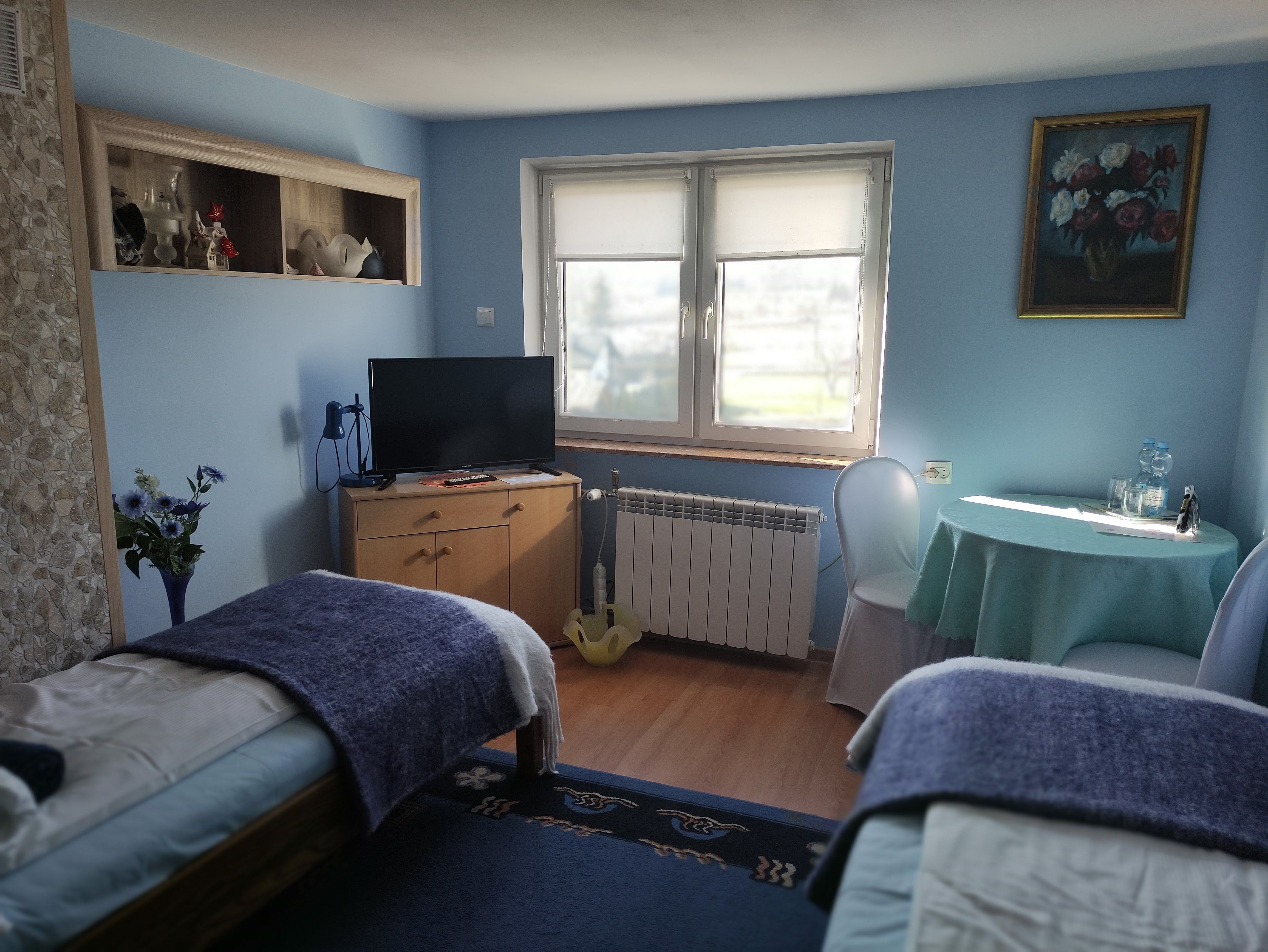 Pokój Nr. 3: (Niebieski) 2-osobowy